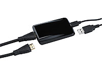 auvisio USB-HDMI-Video-Split-Box VD-300HD: 6 TFTs an PC/ Notebook auvisio USB-Video-Grabber