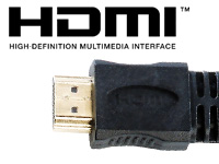 auvisio HDMI-1.4-Flachkabel High-Speed, vergoldete Kontakte, 1 m auvisio HDMI-Kabel mit Netzwerkfunktionen (HEC)
