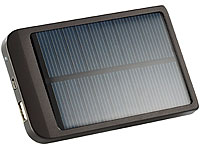 revolt Solar-Powerbank mit 2000 mAh für iPhone, Handy & MP3-Player revolt USB-Solar-Powerbanks
