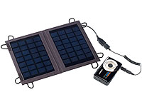 revolt Mobiles Solarpanel mit Tasche, 3 Watt revolt Mobile Solarpanels mit USB-Anschlüssen