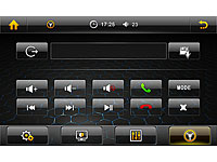 Creasono 7" Touchscreen DVD-Autoradio mit Navigation Europa Creasono 1-DIN Festeinbau-Navi / -Autoradios
