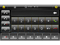 Creasono 7" Touchscreen DVD-Autoradio mit Navigation Westeuropa Creasono 1-DIN Festeinbau-Navi / -Autoradios
