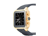 simvalley MOBILE 1.5"-Smartwatch GW-420 Gold-Edition, 512MB RAM (refurbished) simvalley MOBILE Android-Smart-Watches