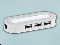 Xystec USB2.0-Hub mit 3 Ports und Dock-Connector für iPod/iPhone Xystec