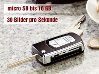 OctaCam Schlüssel-Videokamera "KeyCam 1300SD" mit micro SD-Slot OctaCam Schlüssel Kameras