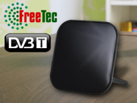 FreeTec Aktive DVB-T-Zimmerantenne bis +33 dB (Versandrückläufer) FreeTec 
