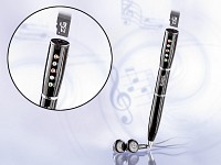 Q-Sonic MP3-Kugelschreiber mit Voicerecorder Q-Sonic
