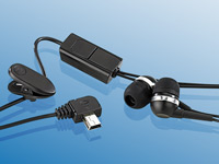 simvalley MOBILE Stereo-Headset für Mini-Handy RX-80 "Pico V1" simvalley MOBILE Scheckkartenhandys