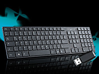 GeneralKeys Ultraschlanke Funk-Tastatur "iDT-110 Air" 2,4 GHz GeneralKeys