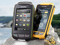 simvalley MOBILE Outdoor-Smartphone SPT-800 DC, Android 4.0, gelb simvalley MOBILE Android-Outdoor-Smartphones