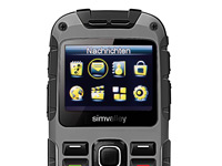simvalley MOBILE GPS-Outdoor-Handy XT-930, Dual-SIM, VERTRAGSFREI (refurbished) simvalley MOBILE Dual-SIM-Outdoor-Handys