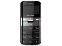simvalley MOBILE Komfort-Mobiltelefon "Easy-5 PLUS" silber, Garantruf simvalley MOBILE Notruf-Handys