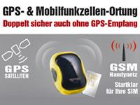simvalley MOBILE GPS-GSM-Tracker GT-170 V.1 - SMS-Ortung & Geofencing simvalley MOBILE