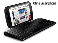 simvalley MOBILE Tastatur-Dockingstation mit Ladefunktion für SPX-5 simvalley MOBILE Android-Smartphones
