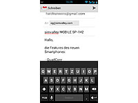 simvalley MOBILE Dual-SIM-Smartphone SP-142 QuadCore 4.5", Android 4.1 simvalley MOBILE Android-Smartphones