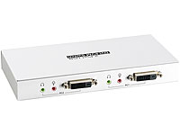 Xystec KVM-Switch USB/DVI/Audio für 2 PCs (refurbished) Xystec KVM-Switches