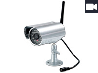VisorTech Wetterfeste Infrarot-Kamera DSC-400.IR mit Funkübertragung VisorTech Überwachungskameras (Funk)