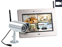 VisorTech Kabelloses Überwachungssystem mit IR-Funk-Kamera VisorTech 