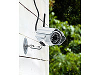 7links Outdoor IP-Kamera "IPC-755VGA" mit QR-Connect / VGA / WLAN / IR 7links Outdoor-WLAN-IP-Überwachungskameras