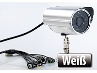 7links Weiße Outdoor-IP-Kamera IPC-760HD mit QR-Connect, HD, WLAN, IR 7links Outdoor-WLAN-IP-Überwachungskameras