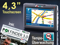 NavGear Multimedia GPS-Navisystem StreetMate GP-43.3 D-A-CH+HS(EU),1GB NavGear