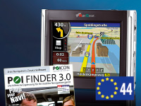 NavGear Multimedia Navisystem StreetMate GT-35-3D + 44 EuroLänder, 2GB NavGear
