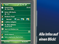 simvalley MOBILE Smartphone XP-25 mit Windows Mobile 6.1 VERTRAGSFREI simvalley MOBILE