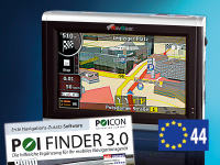NavGear Multimedia Navisystem StreetMate GT-43-3D + 44 EuroLänder, 2GB NavGear