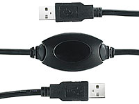 Xystec USB-KM-Switch für 2 PCs mit Datalink Funktion Xystec USB-Switches