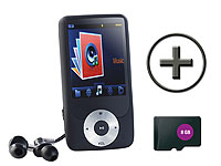 auvisio MP3-Player und Recorder mit Video-Player + 8 GB microSD auvisio MP3- & Video Player