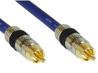 inLine Digitales Coax-Cinch-Kabel Audio 1-fach Stecker-Stecker vergoldet 0,5m inLine Koax-Cinch-Kabel (Audio)