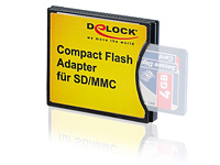 Delock Speicherkarten-Adapter SD/SDHC & MMC auf CompactFlash Typ II Delock