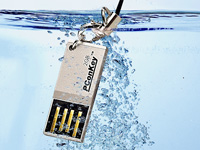 PConKey Super-Slim USB-Speicherstick "wEe Pico" mit 8 GB, wasserdicht PConKey Wasserfeste USB-Speichersticks