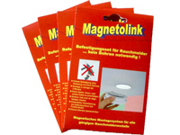 Magnetolink, Magnetbefestigung für Rauchwarnmelder 4er-Set Magnetbefestigungen für Rauchmelder