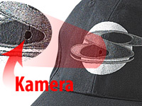 OctaCam Baseball-Cap mit HD-Video-Kamera OctaCam Baseball Cap mit Video-Kamera