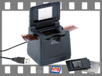 Somikon 2in1 Dia- & Negativ-Scanner mit 1,8"-TFT-Display, SD-Slot, USB Somikon Dia- & Negativ-Scanner