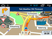 NavGear StreetMate 2-DIN Autoradio mit Navi DSR-N 270 Deutschland NavGear 2-DIN Festeinbau-Navi /-Autoradios