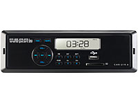 PEARL MP3-Autoradio CAS-215.b mit SD und USB PEARL MP3-Autoradios (1-DIN)