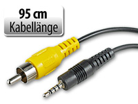 NavGear Video-In Kabel für GT-50/505, RS-50 & GTX-60/62-3D NavGear Koax-Cinch-Kabel (Audio)