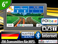 NavGear 6" Navigationssystem GTX-60-DVB-T Deutschland (refurbished) NavGear Mobile Navi-Systeme 6" mit DVB-T