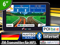 NavGear 6"-Navigationssystem StreetMate RSX-60-3D Deutschland NavGear Navis 6"