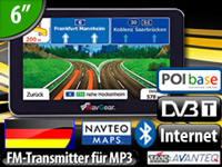 NavGear 6" Navigationssystem StreetMate RSX-60-DVBT Deutschland NavGear Mobile Navi-Systeme 6" mit DVB-T
