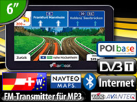 NavGear 6"-Navigationssystem StreetMate RSX-60-DVBT Westeuropa NavGear Mobile Navi-Systeme 6" mit DVB-T