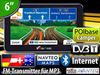 NavGear 6"-Navigation RSX-60-DVB-T Camper-Edition Europa (refurbished) NavGear Camper Navi Systeme