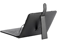 TOUCHLET 9,7"-Tablet-Hülle mit USB-Tastatur, Leder-Look TOUCHLET Android-Tablet-PCs (ab 9,7")