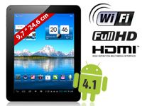 TOUCHLET 9.7" Tablet-<br />PC X10.dual Android 4.1, GPS & ...