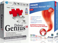 Paragon Festplatten Manager 2011 Suite + Driver Genius 10Pro + 8GB USB Paragon