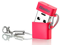 PConKey Mini-USB2.0-Speicherstick "Square II CL", 4 GB, neonpink PConKey Ultra Mini USB Speichersticks