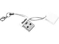 PConKey USB-2.0-Mini-Speicherstick "Square II CL", 32 GB, weiß PConKey Ultra Mini USB Speichersticks