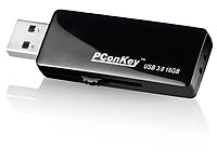 PConKey Eleganter USB-3.0-Speicherstick UPD-432, 32 GB, schwarz PConKey USB-3.0-Speichersticks